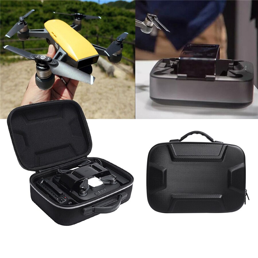 Waterbestendig Hard Drone Doos voor DJI Spark & Charger & Afstandsbediening Reizen Draagtas Storage Case Box Pouch voor opladen