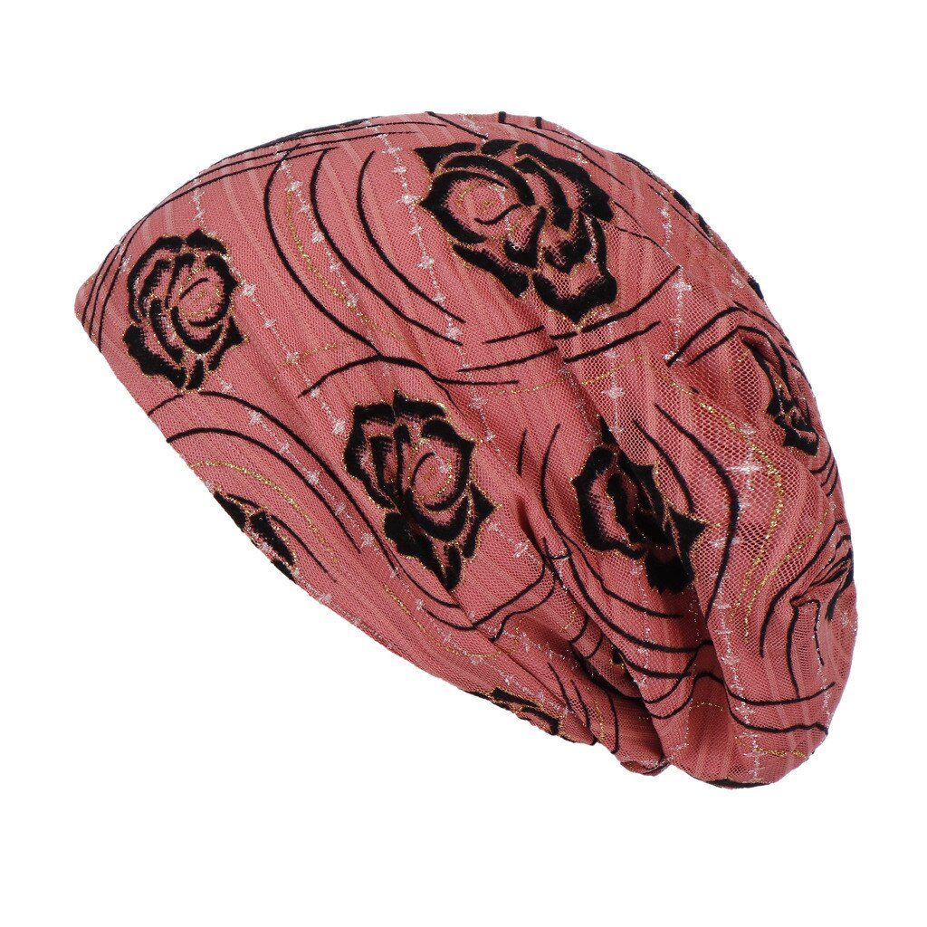 Vrouwen Printing Kanker Chemo Hoed Zomer Mutsen Stretchy Beanie Sjaal Chemotherapie Chemo Mutsen Cap A426: PK
