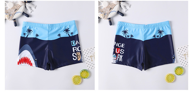 Swimming Trunks For Boys Shark Trunks Swimsuit 2-9Y Children's Swimwear Kids Trunk Shark Beachwear Boys Bathing Suit 1050