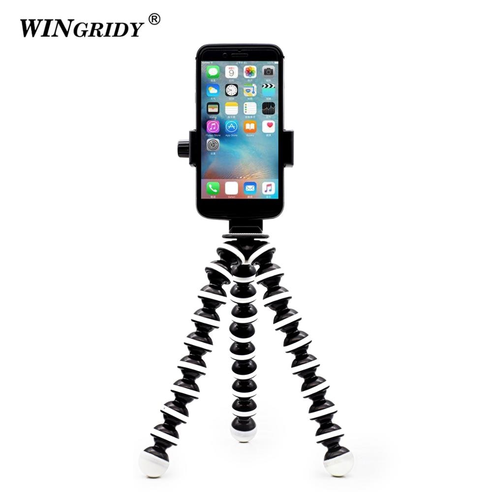 Octopus Flexible Big L Tripod Stand Gorillapod for Phone Telefon Mobile Phone Smartphone Dslr and Camera Table Desk Mini Tripod