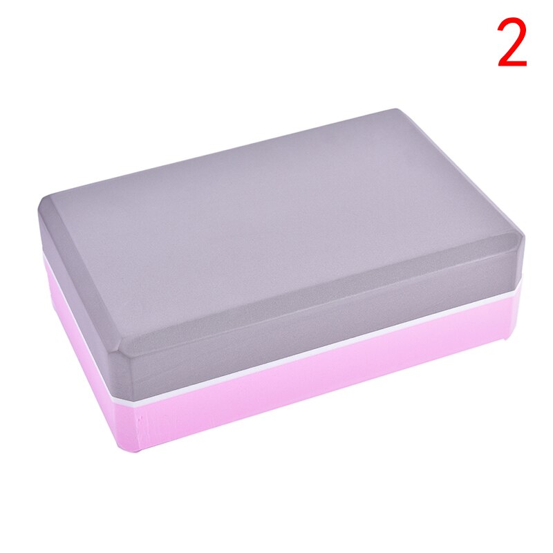 EVA Yoga Block Brick Sports Exercise Gym Workout Stretching Yoga Block Brick: violet