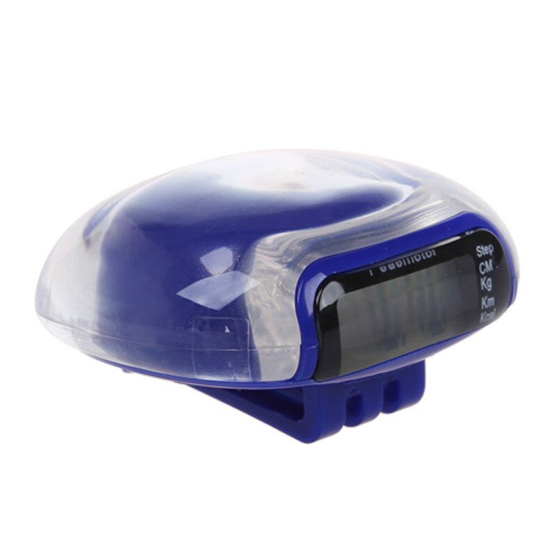 LCD Digital Multi Peeter Walking Step Distance Calorie Counter Run Fitness - Blue
