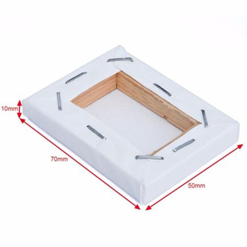 Set Of 10pc Artist Blank Canvas Frame Stretcher Acrylic Oil Water Painting Board Pre-stretched Cotton Painting Paint Art Boards