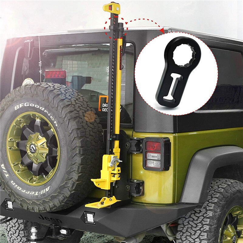 4x4 Accessories 4WD Recovery High Lift Jack Handle Keeper Lsolator Farm Jack Holder Anti Rattle Protector For Lift Jack Parts