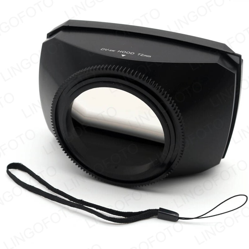Mennon 16:9 Groothoek Video Dv Zonnekap 37Mm 52Mm 72Mm