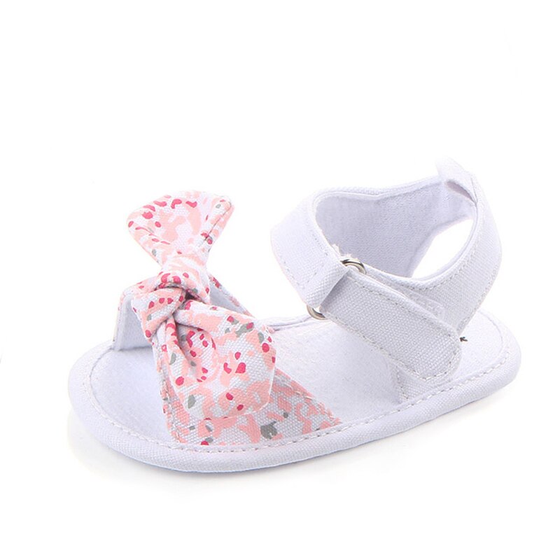 Zomerse baby peuter sandalen voor meisjes peuter schoenen eerste stappers met antislip strik klittenband katoenen schattige baby meisjes kleding