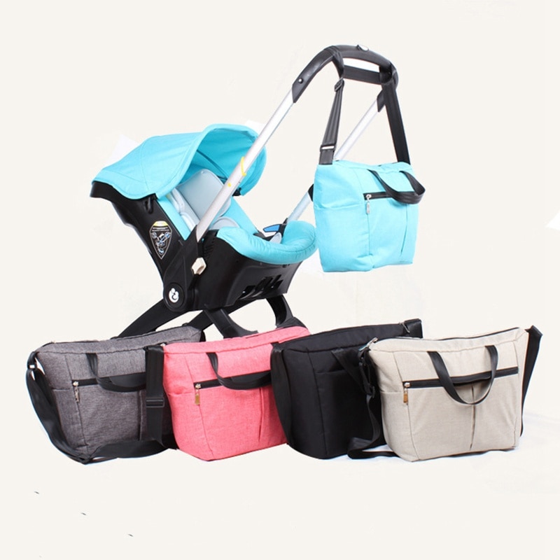 Sac à langer pour poussette de bébé, sac à couches multicolore de voyage pour Doona grande capacité, sac de maternité à la pour maman