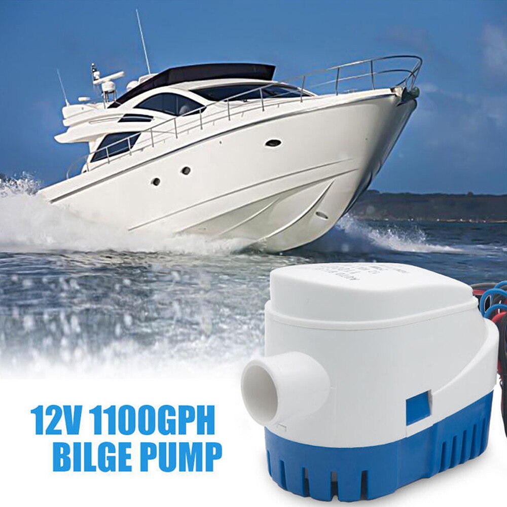 12V/24V Automatic 1100GPH Bilge Pump Water Pump Submersible Pump With Float Switch