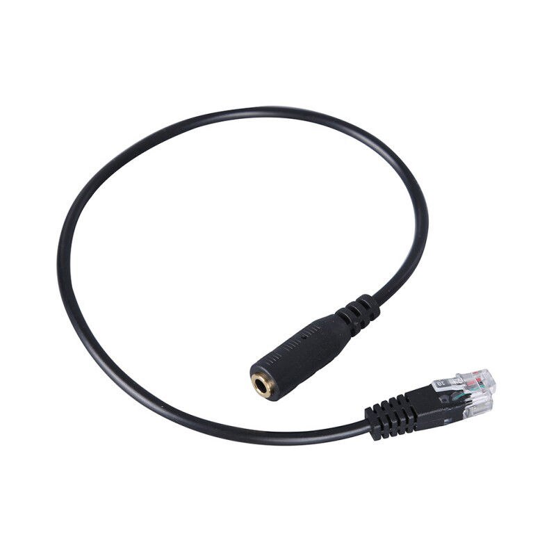 3.5mm Plug Jack to RJ9 Headset to for Office Phone Adapter Cable: Default Title