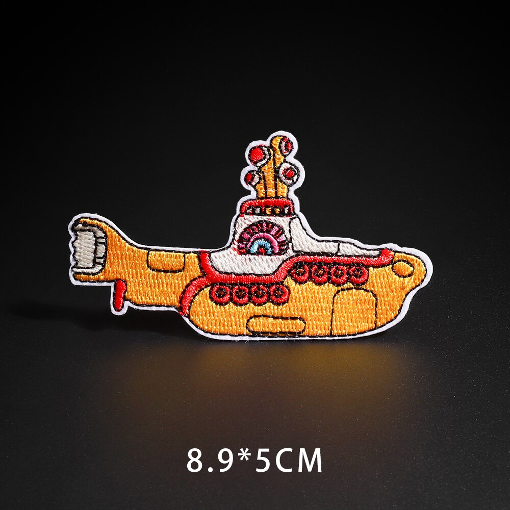 Piratenschip Badges Zeilen Serie Patches Voor Kleding Ijzer Op Anker Geborduurde Applique Badges Diy Kleding Accessoire: N5-BT4588