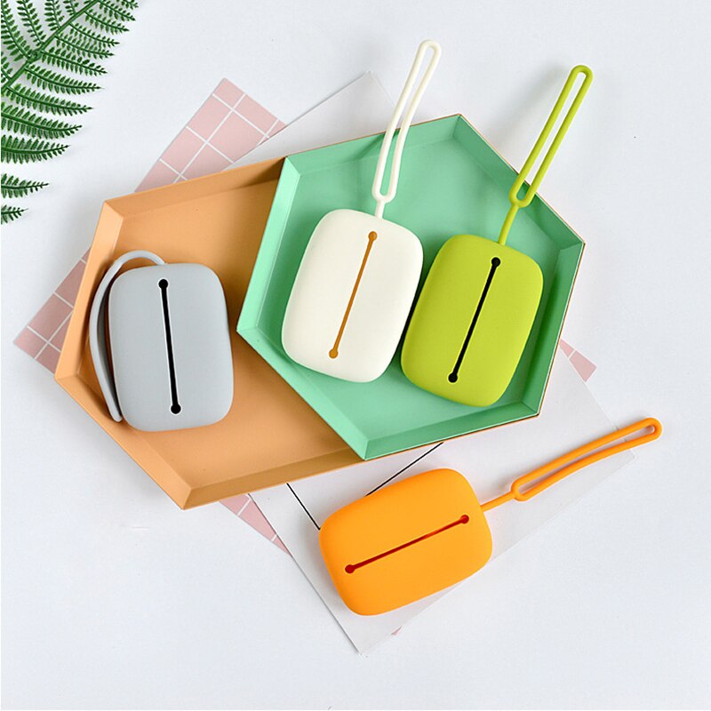 Smart Keychain Holder Organizer Credit Card Holder Mini Card Key Case ID Card Holders Multifunctional Silica Gel Cute Long Bag