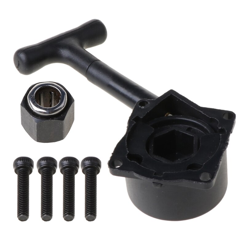 Drag start rekyl start kit för rc bil 1/10 r025 r020 hsp 18 nitro vertex vx motortillbehör