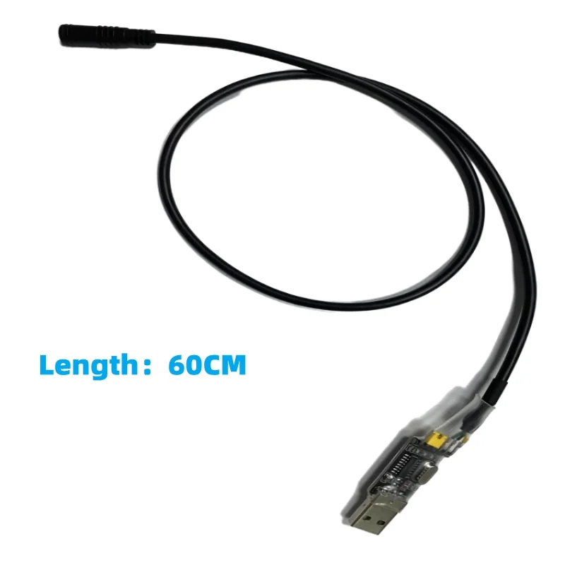Bafang USB Programmeerkabel Elektrische Fiets Center Motor Kabel Voor 8fun/BBS01B BBS02B BBSHD Mid Drive 60 CM/100 CM: Light Grey