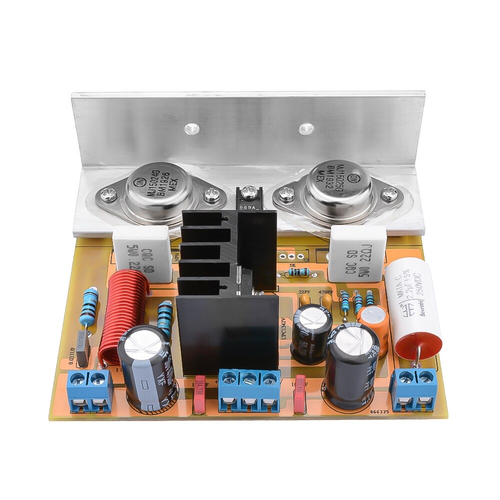 Aiyima upc 1342v eindversterkers 110w klasse ab mono versterker geluidsversterker op  mj15024g mj15025g buizen luidsprekerversterker diy