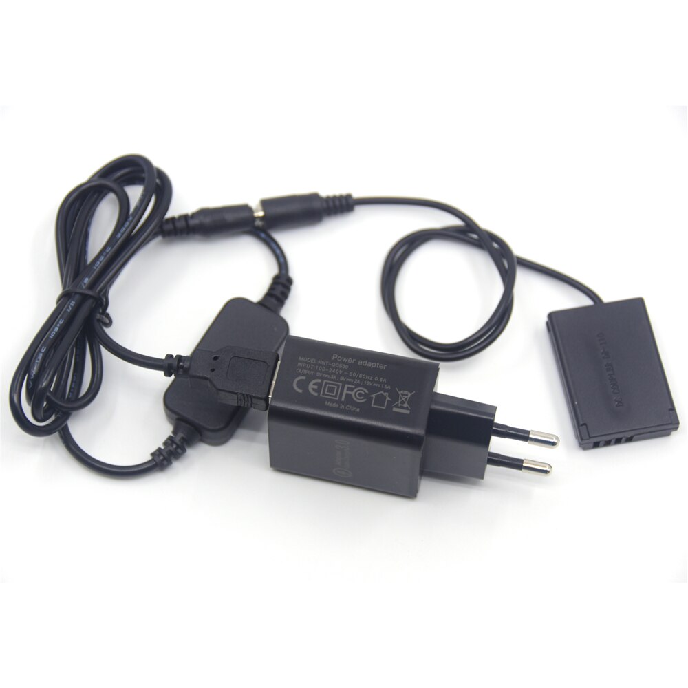 Power Bank USB Cable 4.2V+5V Charger+DR-110 DC Coupler NB-13L