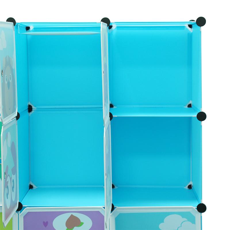 DIY Plastic Wardrobe Cube Storage Cabinet Storage Furniture Storage Bedroom Home Furniture Wardrobes Closet Shoes Rack HWC