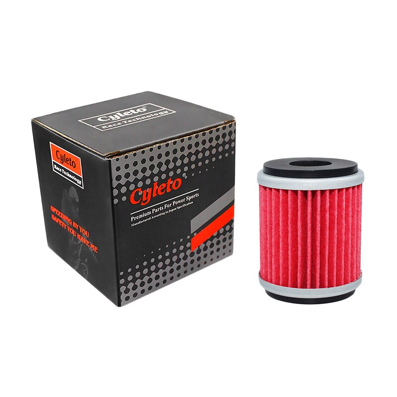 Filtro de aceite de piezas de motocicleta Cyleto de 1/4/6 Uds para HM Moto Urban Scrambler City 125 Trail locusa 200 4T