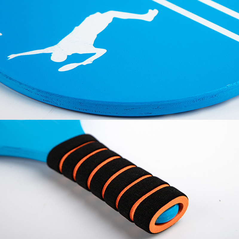 Strand Tennis Badminton Schläger Paddle Set mit PingPong Bälle Shuttlecocks Garten Freiflächen Park Outdoor NIN668