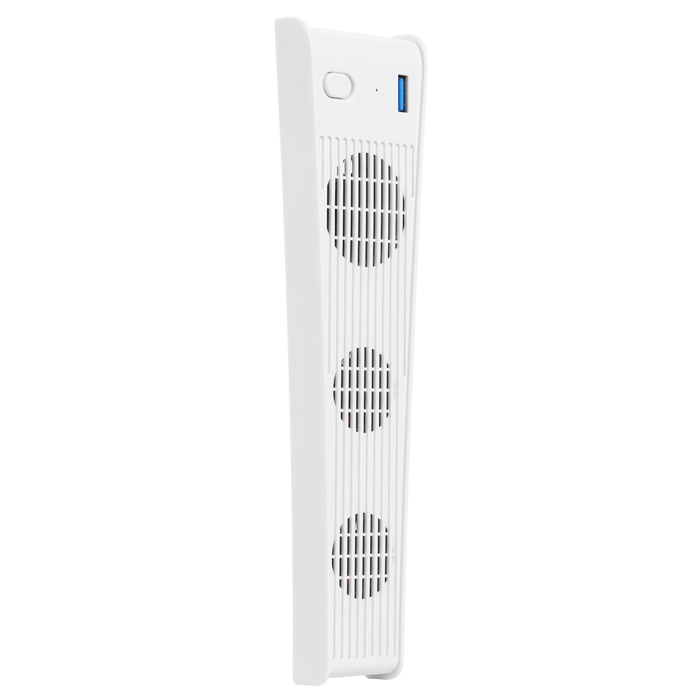 PS5 USB Cooler - 3 Fans - for PlayStation 5 / Digital Edition - ABS - 4000RPM: White