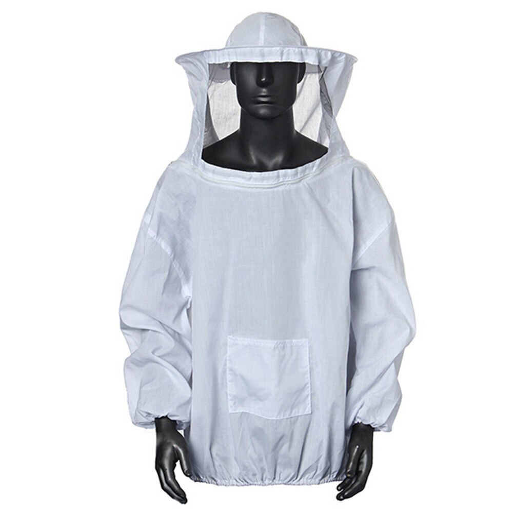 Beekeeper Suit Beekeeping Protective Clothes Jacket Suit Practical Protective Beekeeping Clothing Veil Dress With Hat Equip Suit