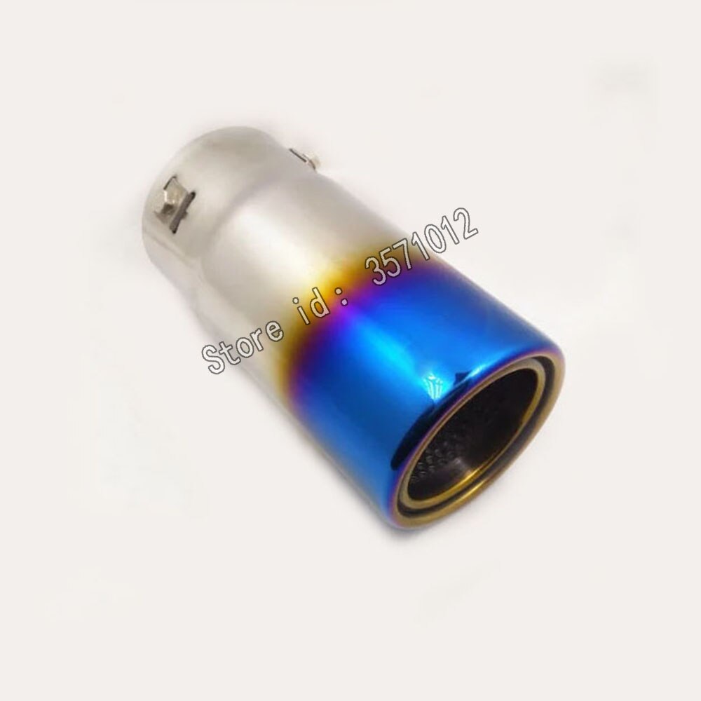 Car cover muffler exterior back end pipe dedicate exhaust tip tail outlet ornament vent part 1pcs For Toyota RAV4