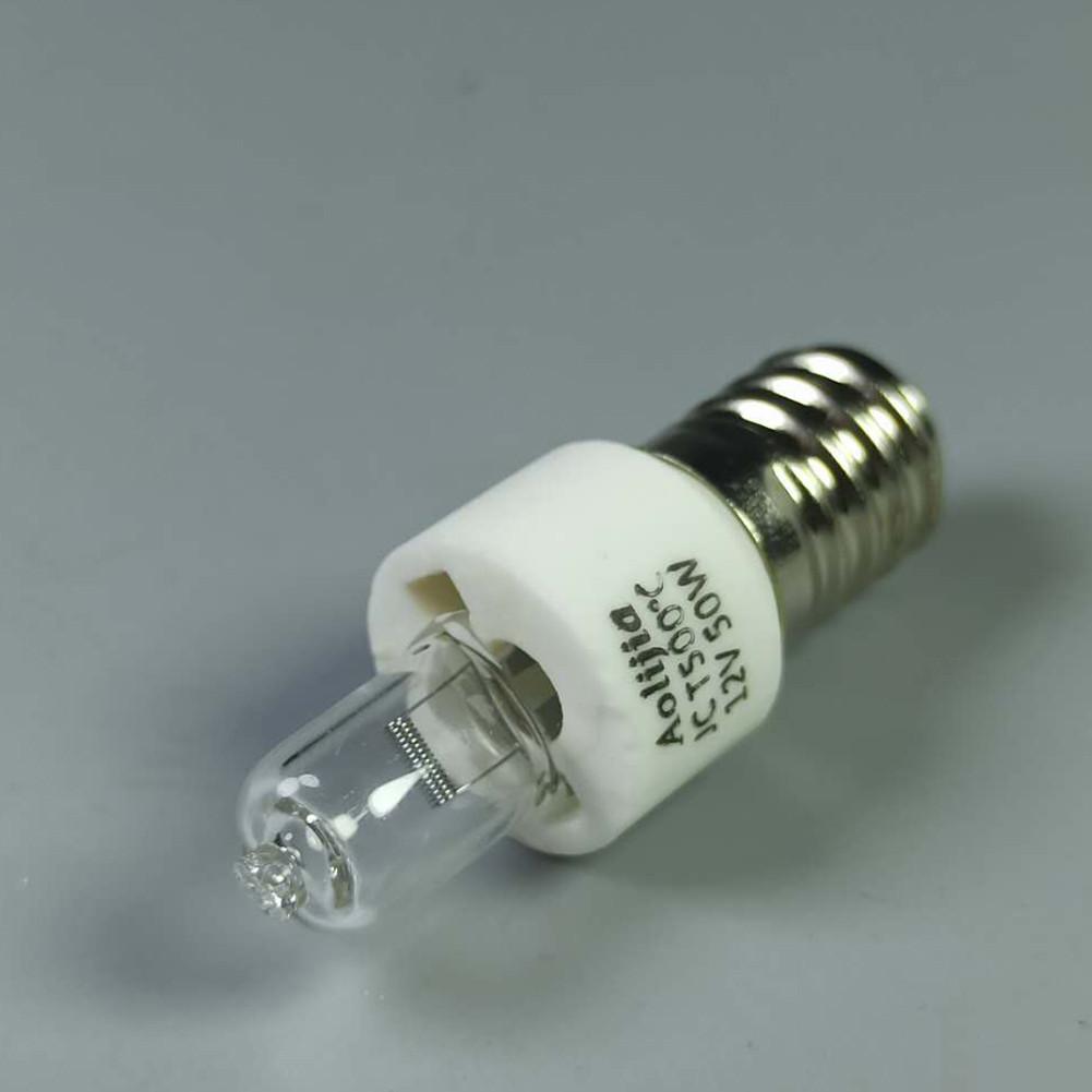 50W 12V E14 Oven Light Bulb High Temperature Resistant 500℃ Halogen Lamp Dryer Microwave Light Bulb