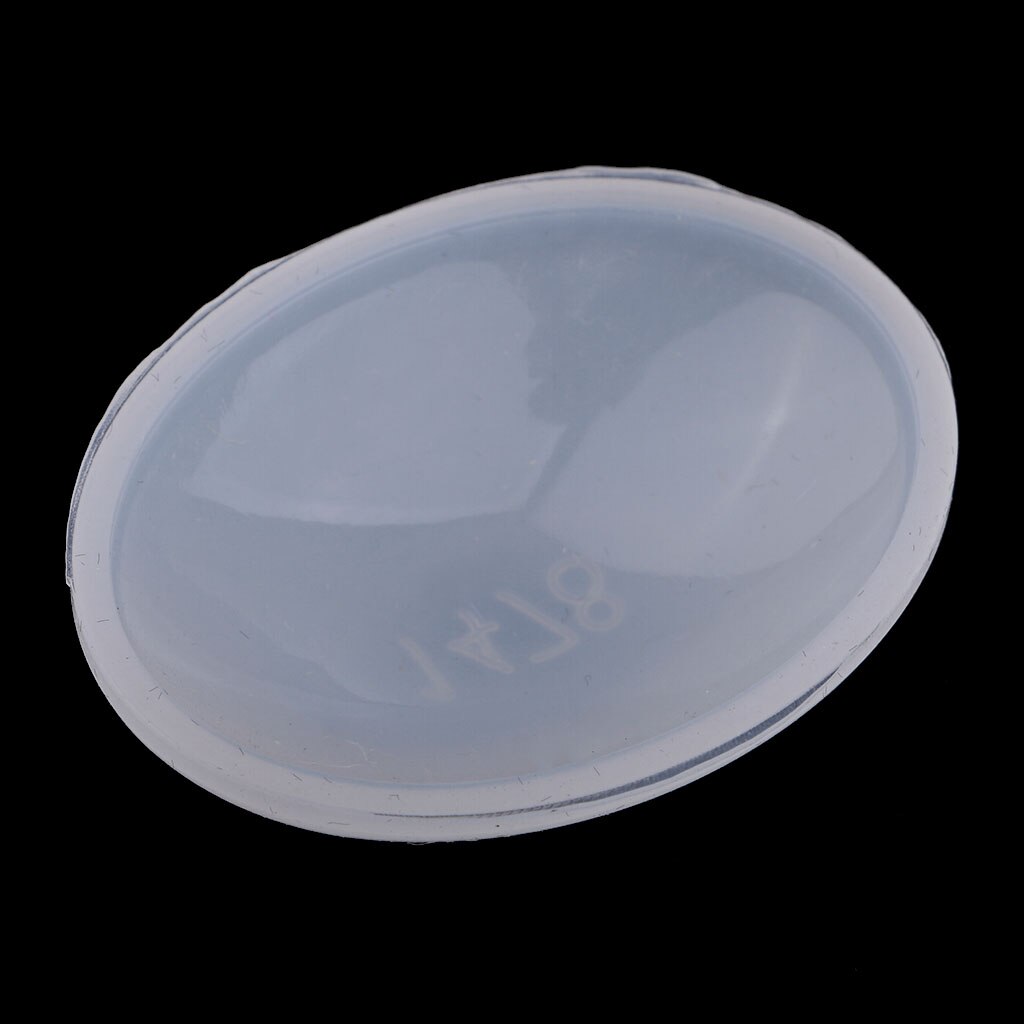 3pcs Silicone Oval Shape Dome Cabochon Molds Jewelry Making DIY Pendants Charms Epoxy Resin Casting Mould for DIY Craft Projects