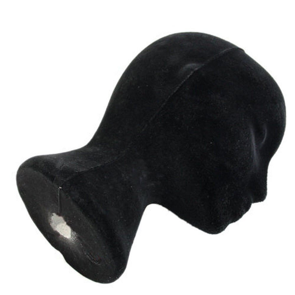 Tête de Mannequin en polystyrène pour femmes, 1 pièce, noir, lunettes, chapeau, présentoir, modèle de tête en mousse populaire, blanc
