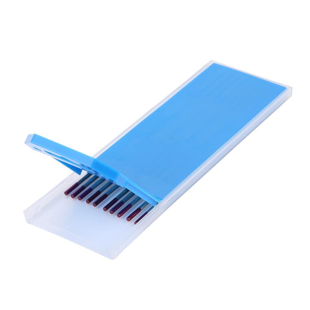 Électrodes de tungstène composites de soudage Tig de 2.4*175mm (violet WES) 10 paquets