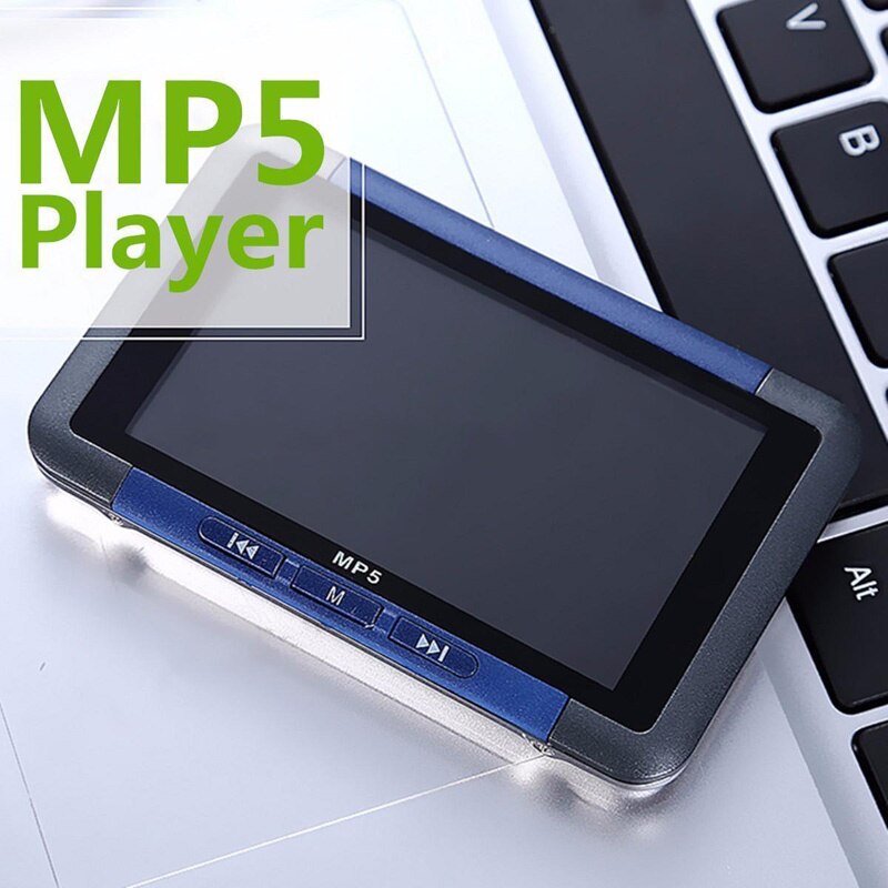 Portable 8gb/16gb Mp5 Music Player with Lcd Screen Fm Radio Video Movie Can Be Card Built-in Speaker