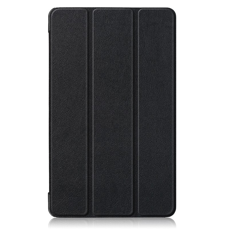 Til samsung galaxy tab  a 8.0 etui cover tablet sm -t290 sm-t295 sm-t297 ultra slim flip stativ magnetisk etui funda: Cy -t290. sort