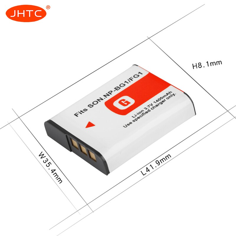 NP-BG1/FG1 Battery for Sony BG1 Cyber-Shot DSC-H3 DSC-H7 DSC-H9 DSC-H10 DSC-H20 DSC-H50 DSC-H55 Standard Batterie 1400mah