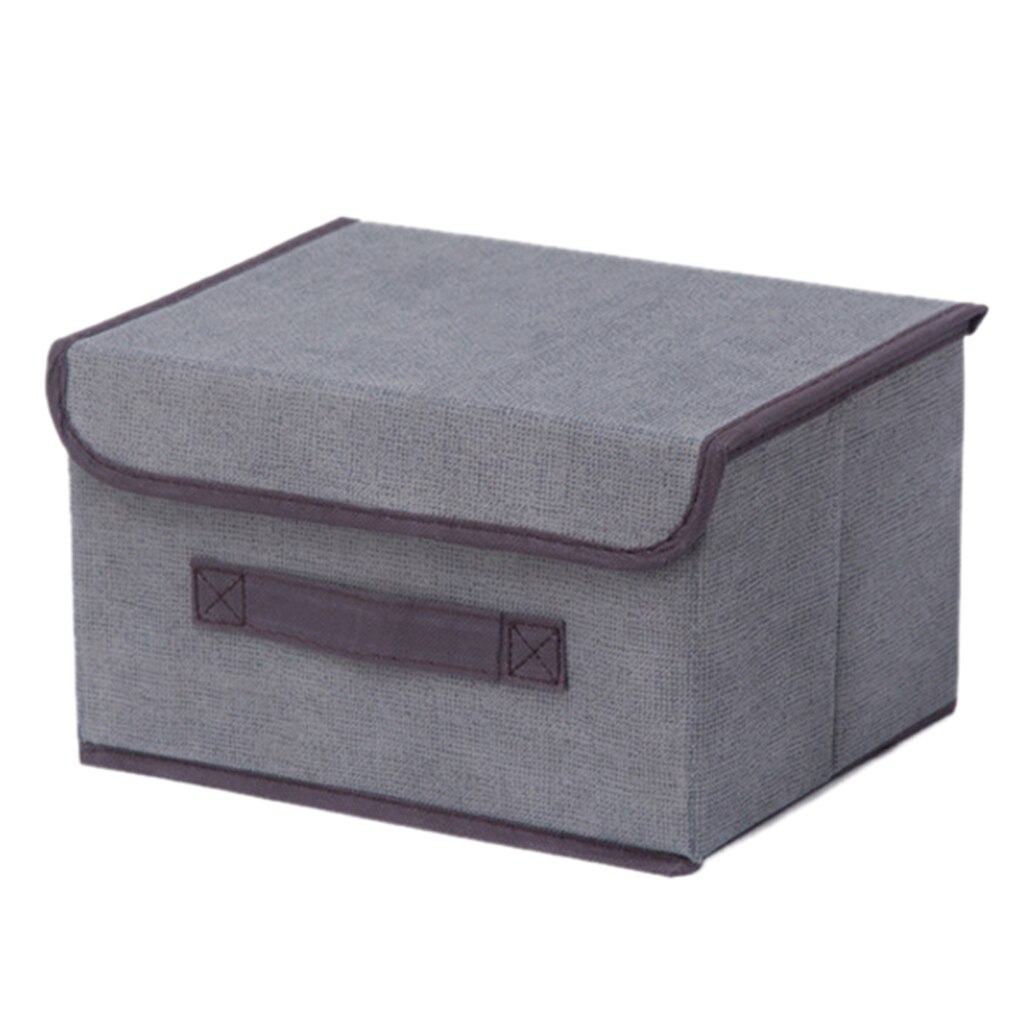 Caja de almacenamiento plegable de tela para el hogar, organizador de ropa multiusos, portátil, no tejida, a prueba de busto: type   3