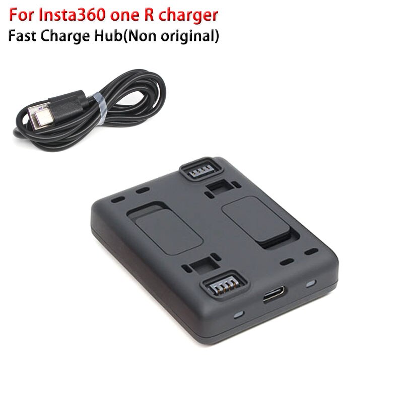 Insta360 Een R Batterij Snel Opladen Hub Insta 360 Een R Boosted Batterij Base Charger Opladen Voor Insta360 Een R accessoires: Non original