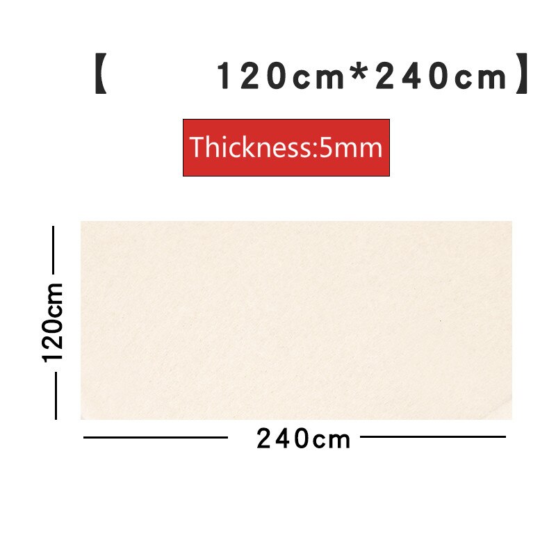 Verdikking Zachte Voelde Pad Peinture Feutre Zachte Chinese Kalligrafie Borstel Voelde Pad Inkt Schilderij Zachte Pad Tafel Mat Feutre Peinture: K