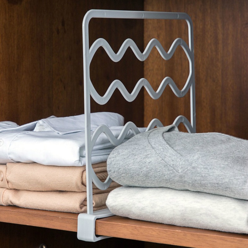 Closet Shelf Household storage layered partition clothes split board cabinet Clothing partition layered photo frame LB11299