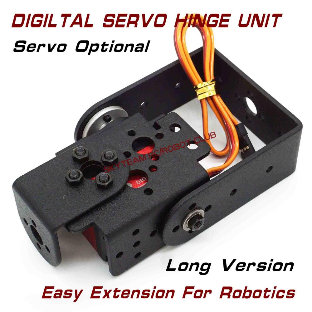Jx Servo Standard Digital Servo Hinge Unit Robot Arm Extension Unit Compatible Wtih MG995 MG996R Standard Servos With Brackets: Brackets and Servo