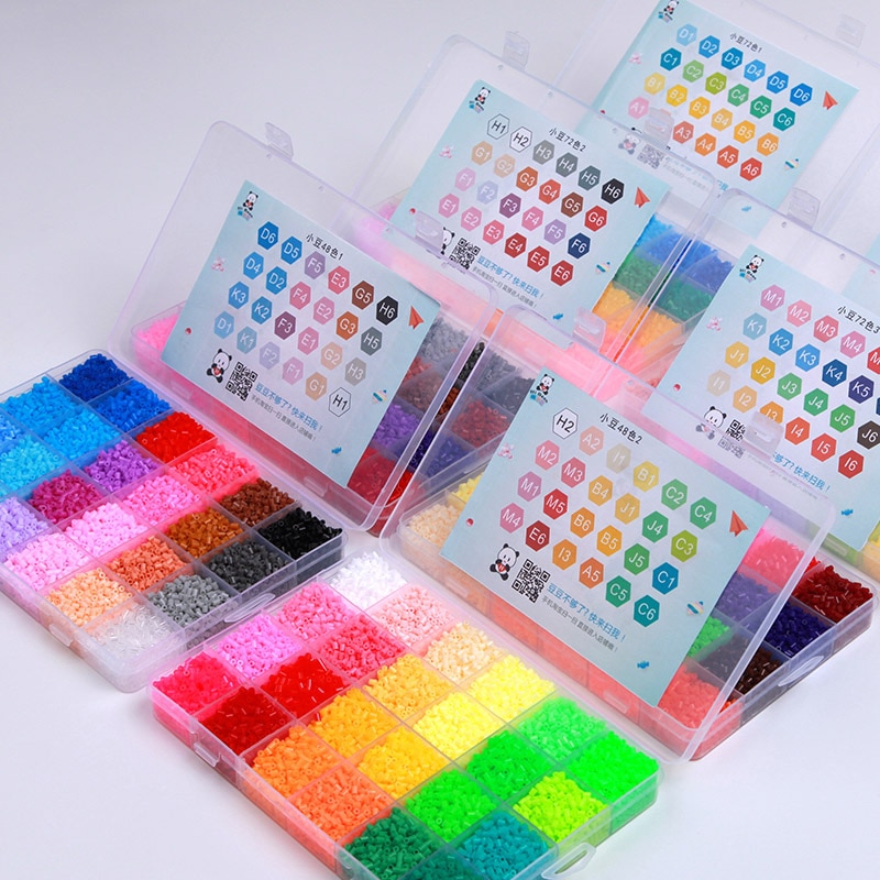 500g 2.6mm Mini hama beads pyssla Iron Beads for Kids Hama Beads 3d puzzle toys Handmade toys