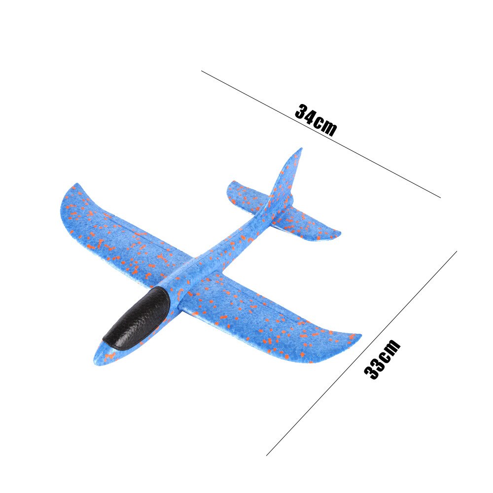 Foam Plane Throwing Glider Airplanes Toy Flight Mode Glider Inertia Planes Model Aircraft Planes for Kids Outdoor Sport Toy #P