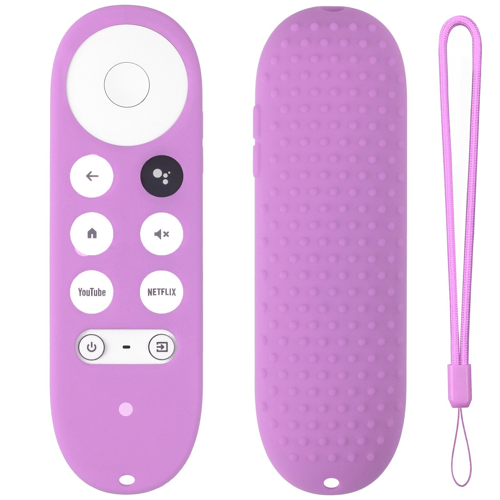 top selling Silicone Protective Case for Chrome-cast with Google TV Remote ShockProof Cover Support and: F
