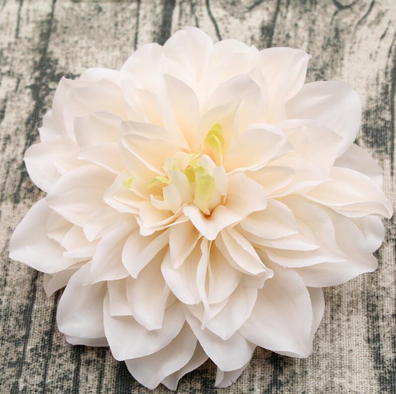 15CM duże sztuczne jedwabiu dalia kwiat głowy domu DIY ślub kompozycja kwiatowa dekoracji akcesoria 1 sztuk