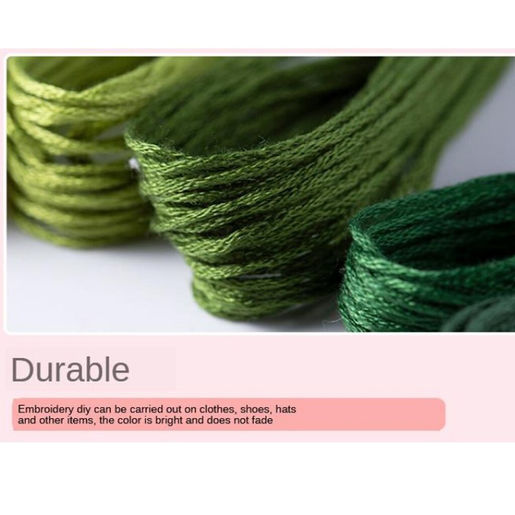 50 Skeins Cross Stitch Cotton Embroidery Thread Floss Sewing Skeins Craft