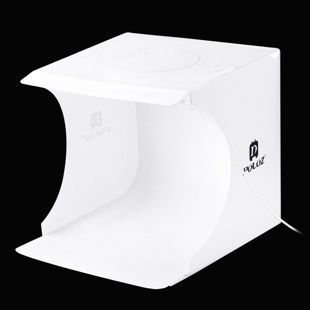 Mini Opvouwbare Light-Box Camera Foto Schieten Tent Led Fotografie Licht Softbox 6-Kleuren Achtergrond Tafelblad Schieten doos