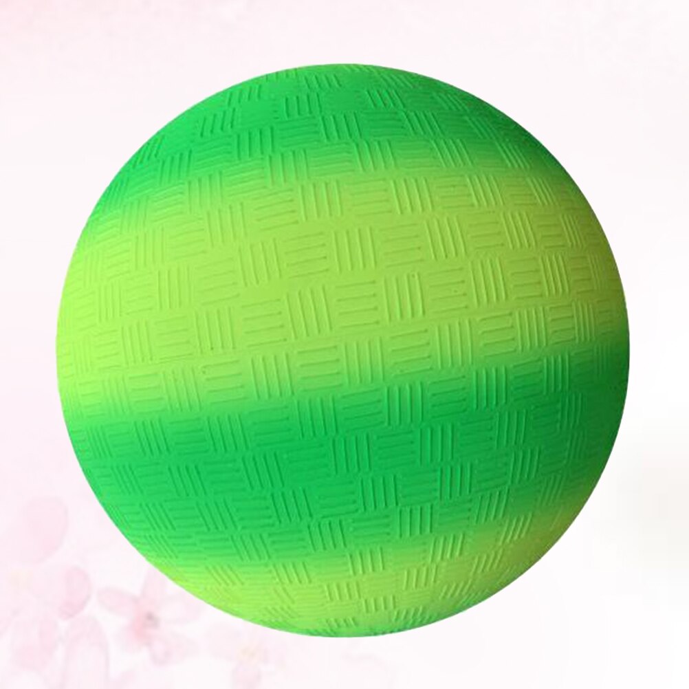 1PC 8.5 pouce antidérapant arc-en-ciel balle PVC sport jouer balle Kickball battement balle enfants jouet pour intérieur extérieur aire de jeux