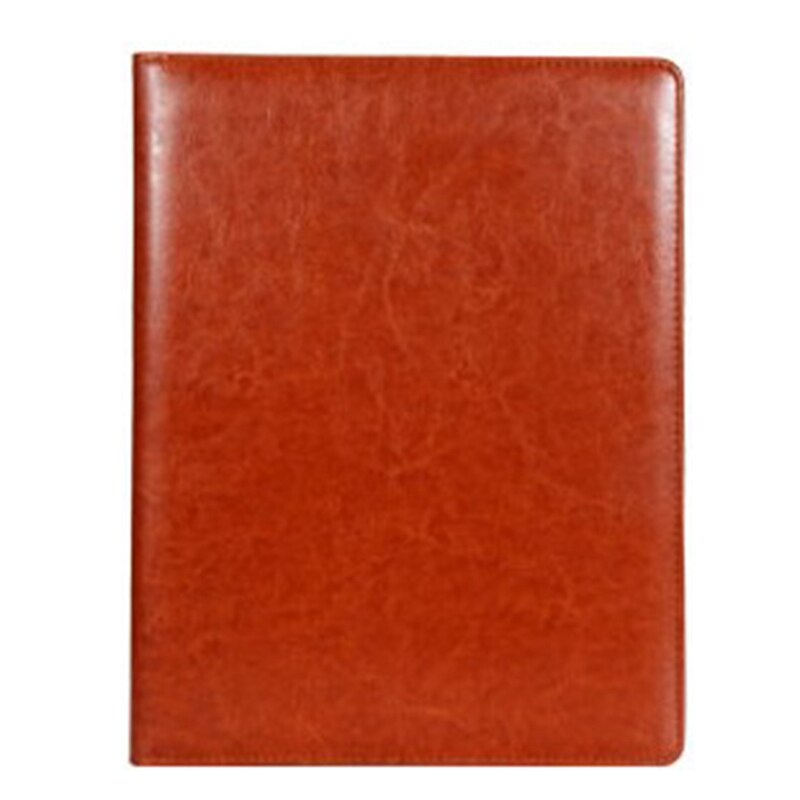 A4 Clipboard Multi-Function Filling Products Folder for Documents School Office Supplies Organizer Leather Portfolio: Brown