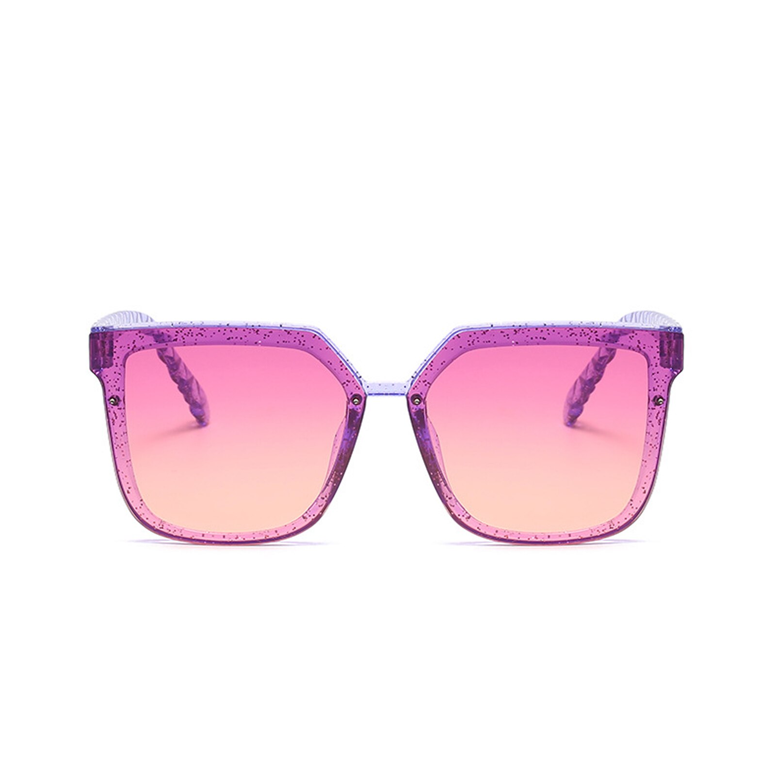 Children Lightweight Sunglasses, Square Shape Sunglasses for Boys and Girls, Black/ Grey/ Blue/ Tawny/ Pink/ Purple 5-12Years: Purple