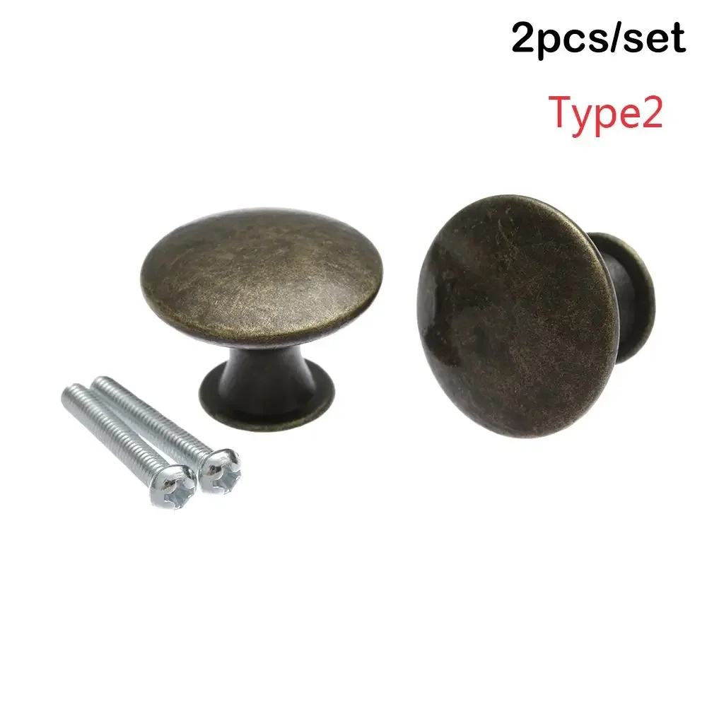 2 stuks antieke stijl handgrepen, bronskleurige retro legering, keukenladeknoppen, kastdeurknoppen, meubelbeslag: Zilver