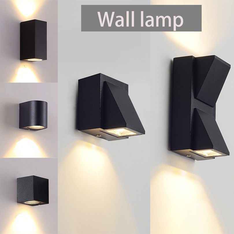 LED-Wandleuchten für Höhle Innen- und Außenbereich, IP66, wasserdicht, nach oben und unten, 6 W, LED-Wandleuchte, oberflächenmontiertes LED-Licht für Höhle Garten, Veranda
