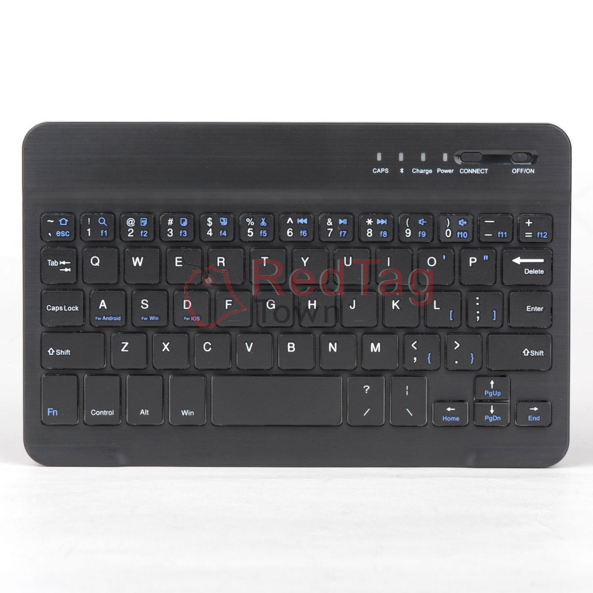 Rotating PU Leather Case with Bluetooth Keyboard for 7" RCA 7 Voyager II 2 / Pro Tablet Stands