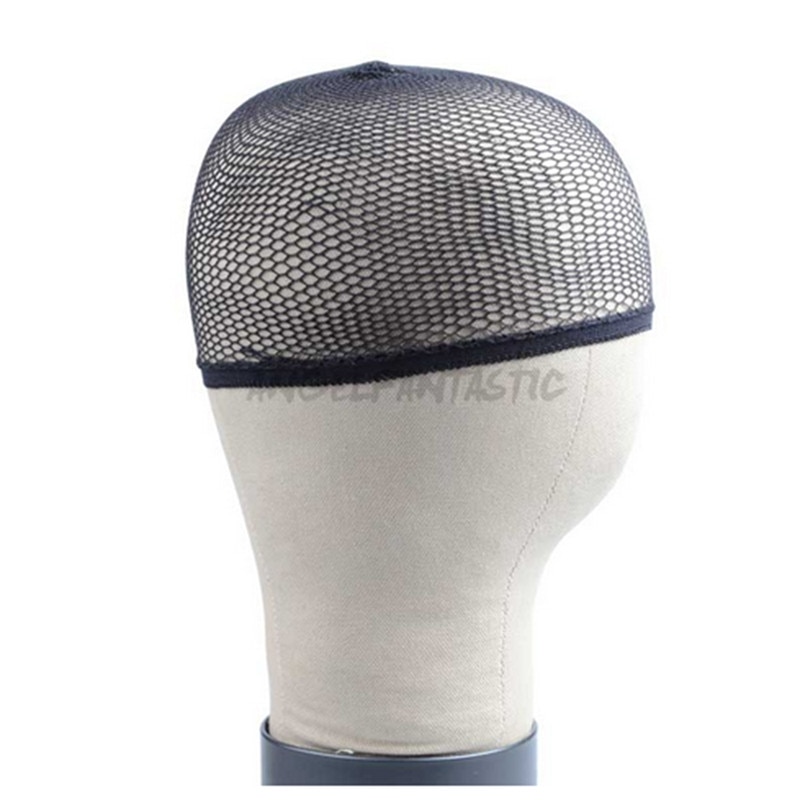 1/5PCS Black Hair Net Hairnets Mesh Weaving Making Caps Weaving Cap Hairnets Opend at One Ends Hair Styling Accessories For Wig